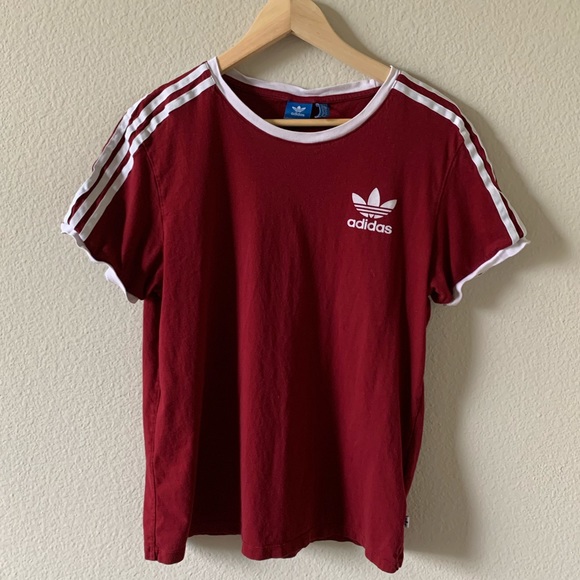 Maroon Adidas Top - Picture 1 of 5